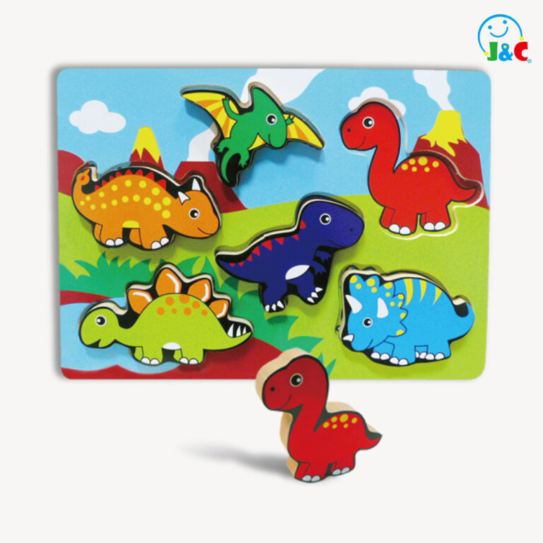 Wooden Chunky Puzzle-Dinosaur