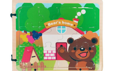 Wooden Puzzle Book-Bear’s Home