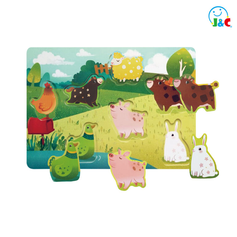 Wooden Chunky Puzzle-Farm