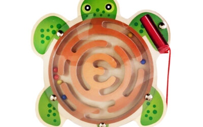 Wooden Magnetic Maze-Sea Turtle