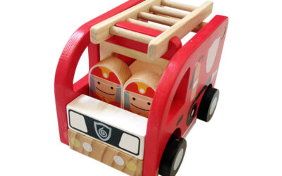 Wooden Vehicle Sets-Fire Truck