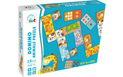 Cardboard Match-Up Puzzle-Domino-Animal Puzzle