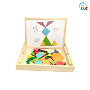 Educatio Playing  Magnetic Wooden Box-Shape For Fun