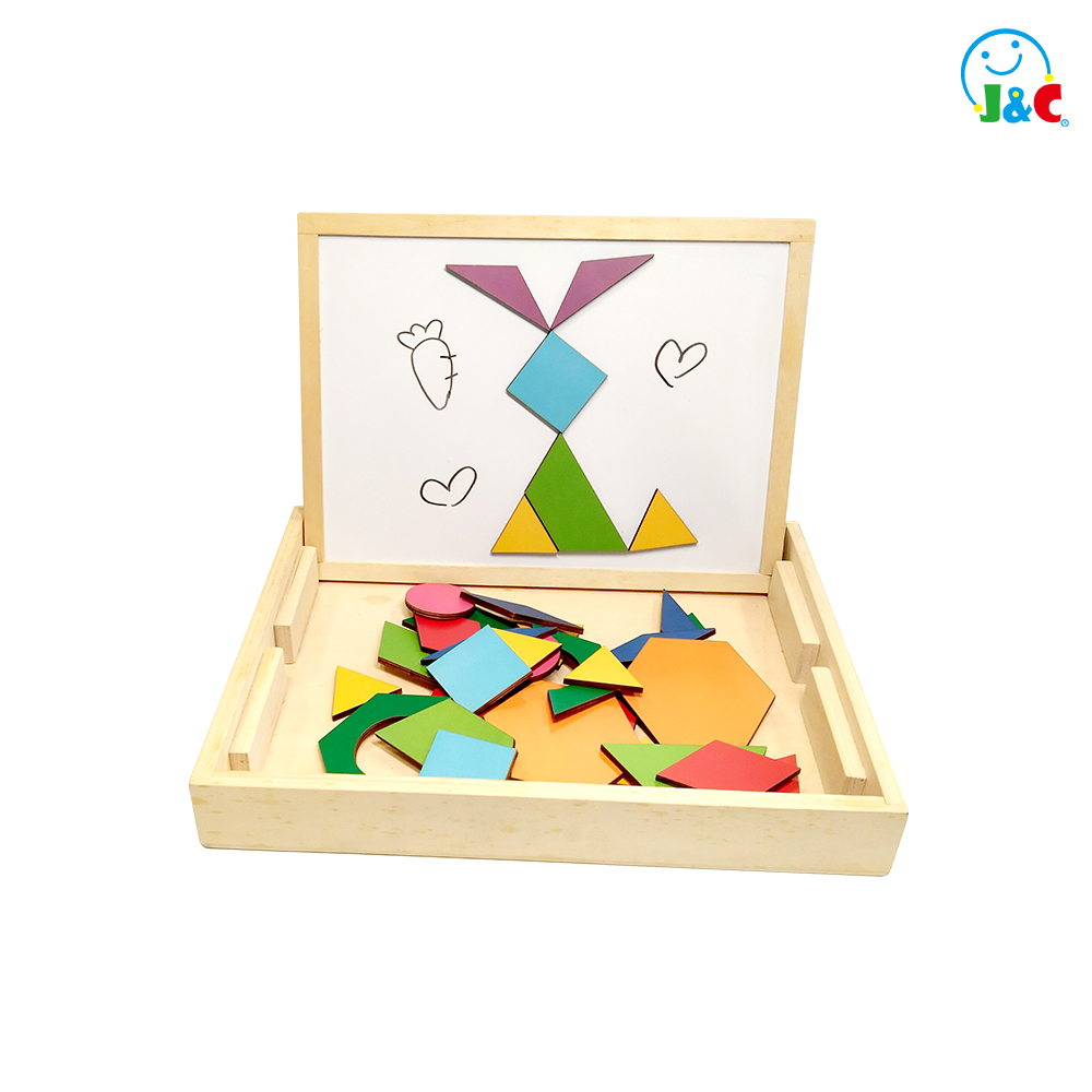 Educatio Playing  Magnetic Wooden Box-Shape For Fun