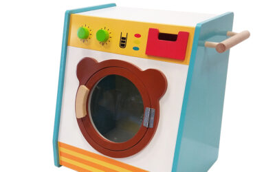 Role Playing Wooden Toys-Washing Machine-Bear