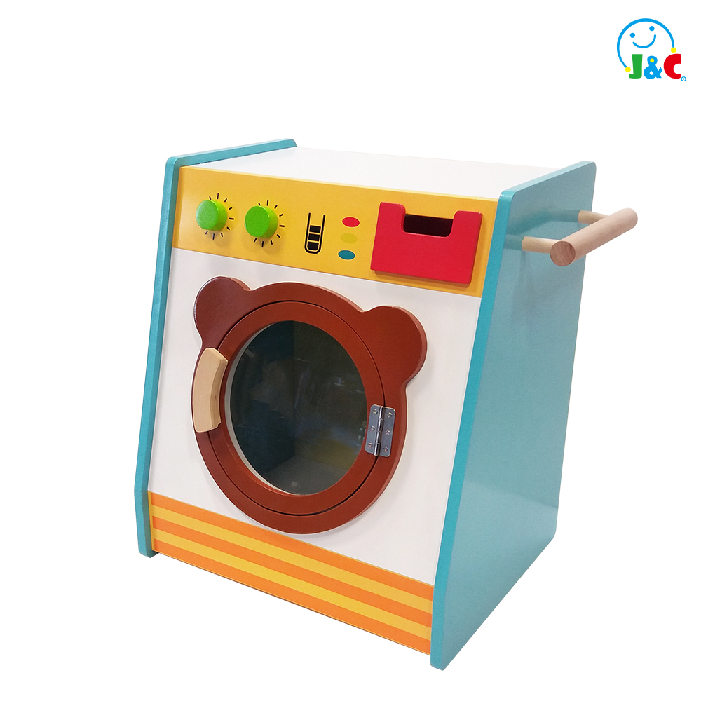 Role Playing Wooden Toys-Washing Machine-Bear